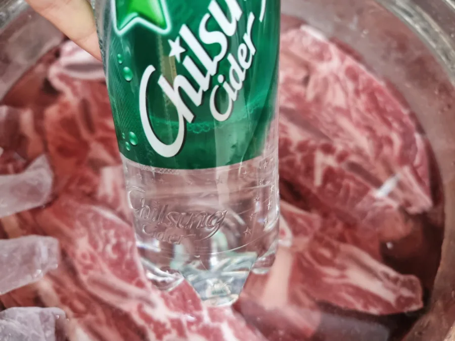 냉동 LA갈비재는법 키위 양념장 LA갈비구이 만드는법