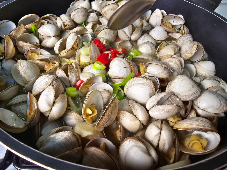 바지락 조개 술찜 황금레시피 초간단 소주 안주
