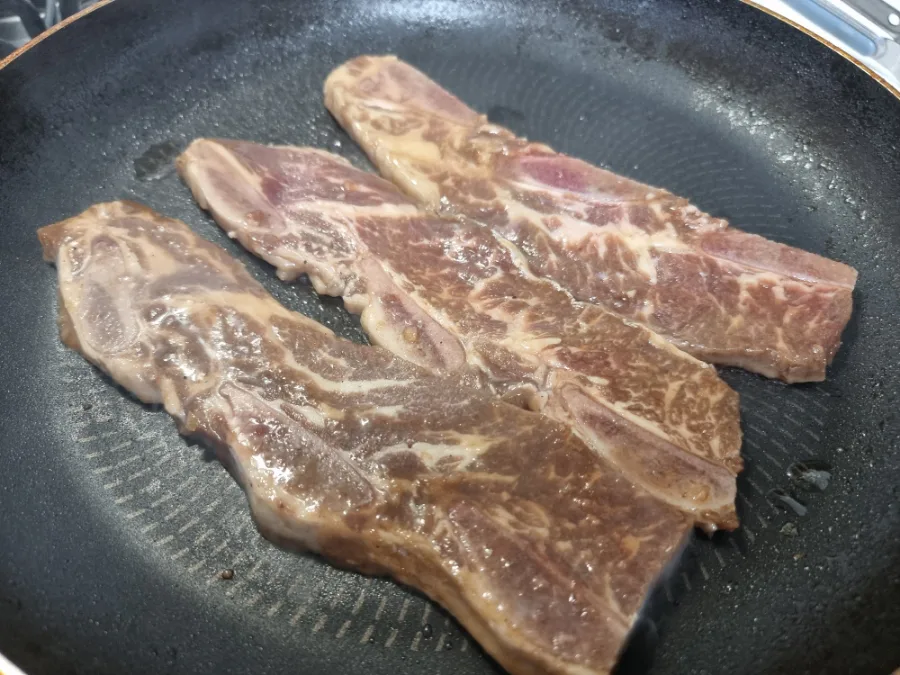 냉동 LA갈비재는법 키위 양념장 LA갈비구이 만드는법