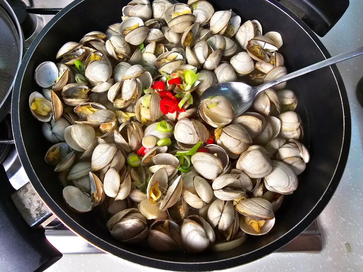 바지락 조개 술찜 황금레시피 초간단 소주 안주