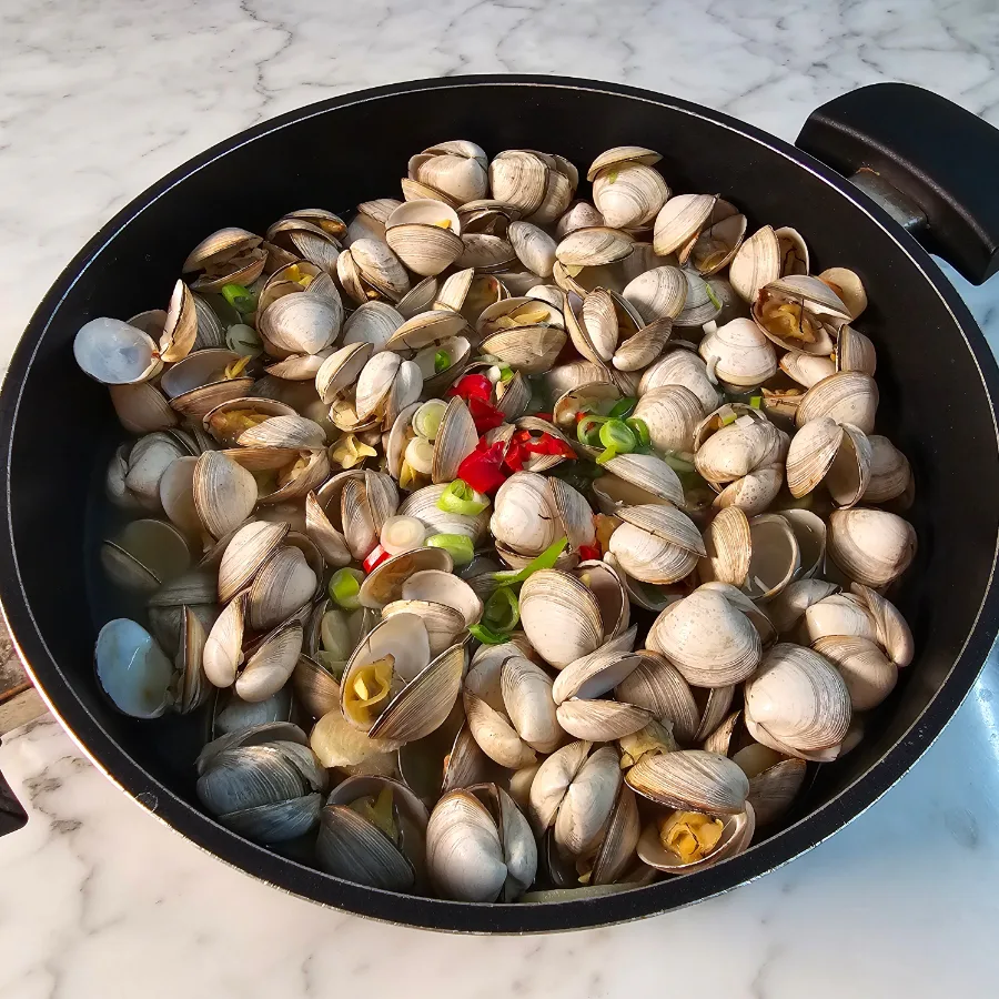 바지락 조개 술찜 황금레시피 초간단 소주 안주