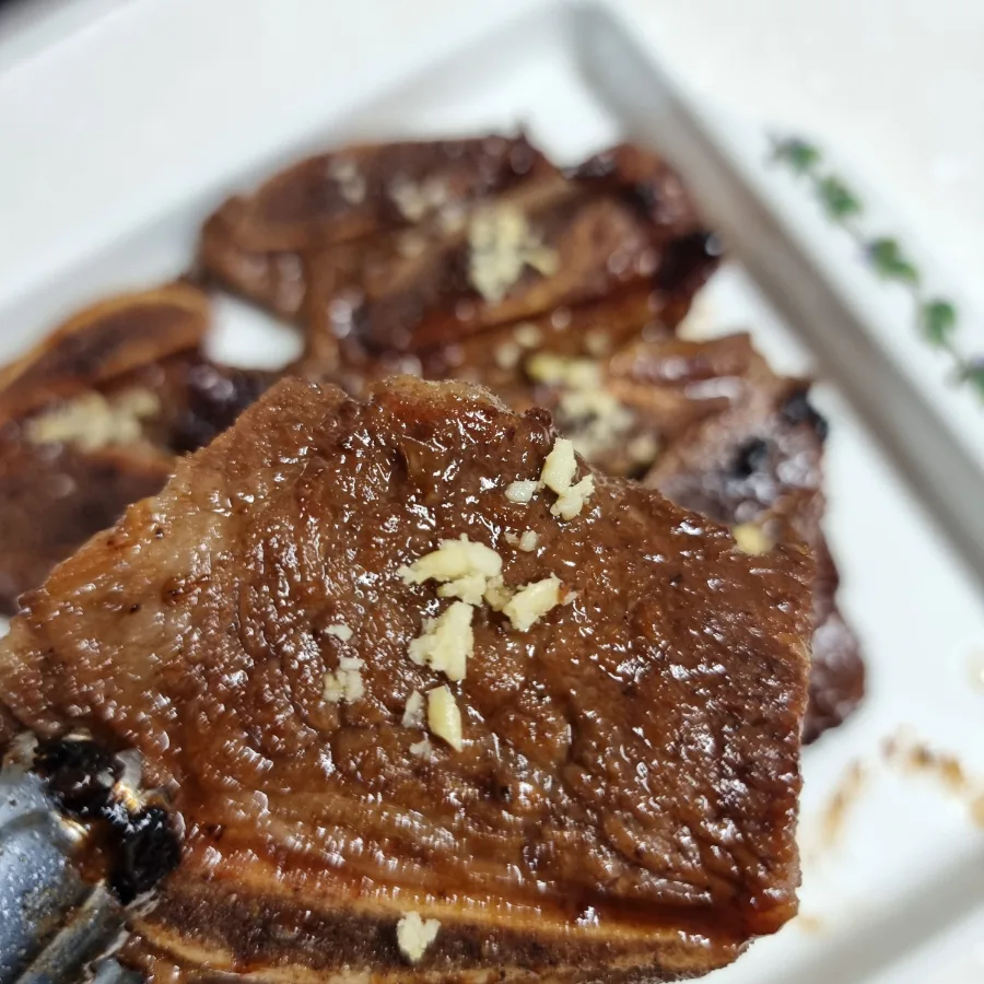 냉동 LA갈비재는법 키위 양념장 LA갈비구이 만드는법