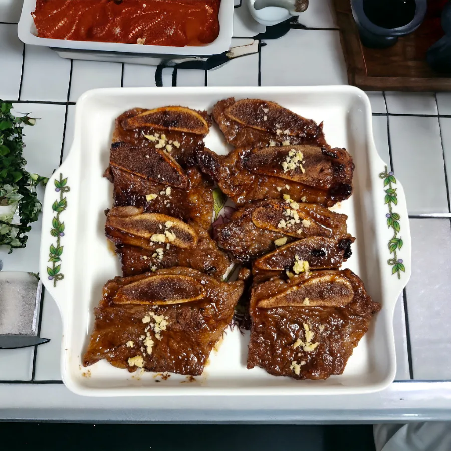 냉동 LA갈비재는법 키위 양념장 LA갈비구이 만드는법