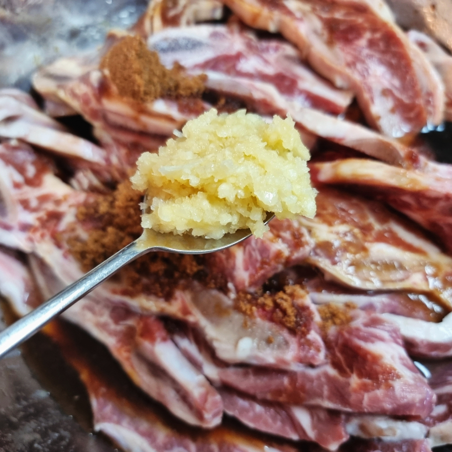 냉동 LA갈비재는법 키위 양념장 LA갈비구이 만드는법 15 13 3