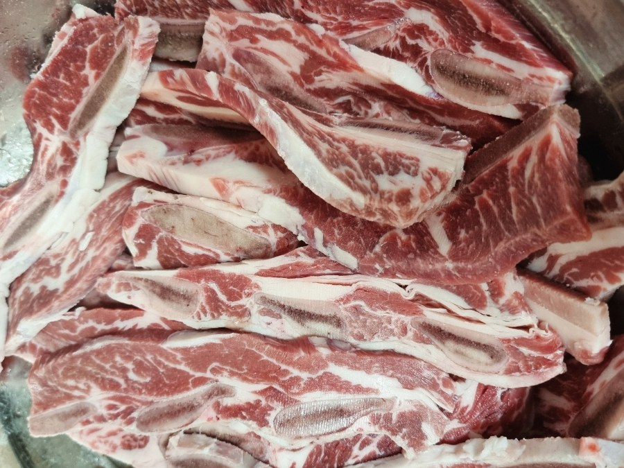 냉동 LA갈비재는법 키위 양념장 LA갈비구이 만드는법 8 6 2