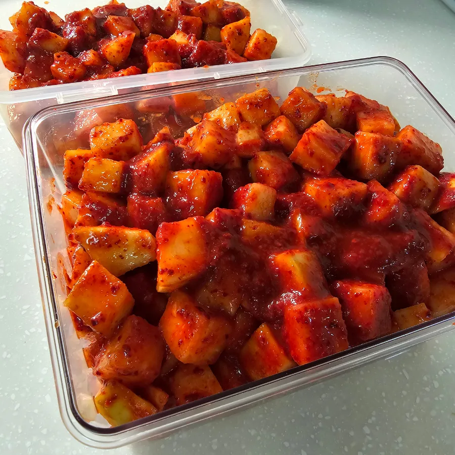 맛있게 깍두기 담그는법 설렁탕집 레시피 무김치 담그기