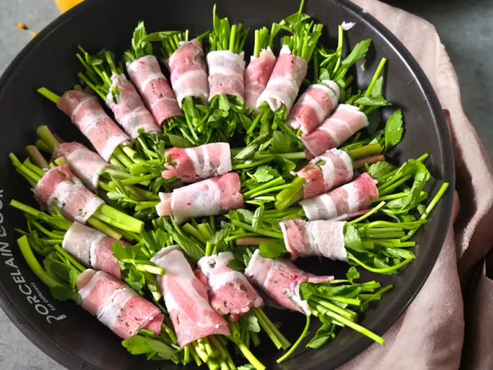냉동 대패삼겹살 구이 청도 미나리 대패삼겹말이 삼겹살 요리