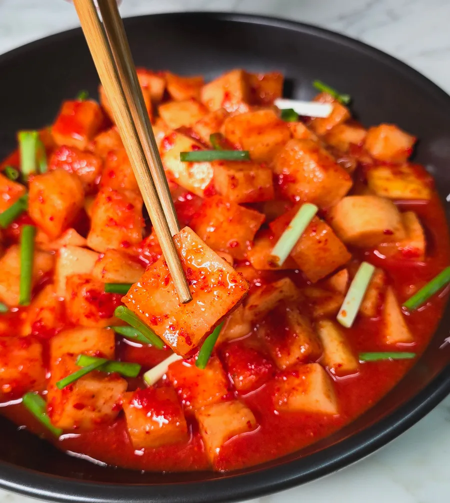 맛있게 깍두기 담그는법 설렁탕집 레시피 무김치 담그기