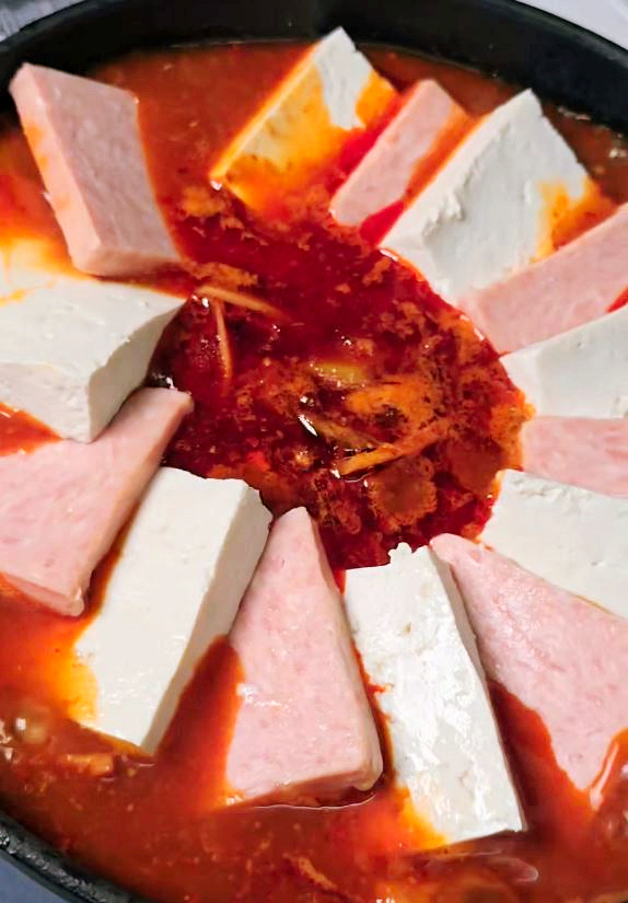 스팸 두부찌개 레시피 스팸두부짜글이 두부 스팸 간단 요리 19 13 3