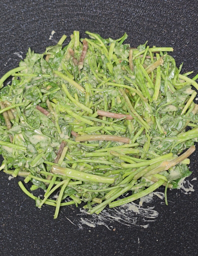 보리새우 미나리전 맛집사장님 비법! 미나리보리새우전 부침개 16 13 5