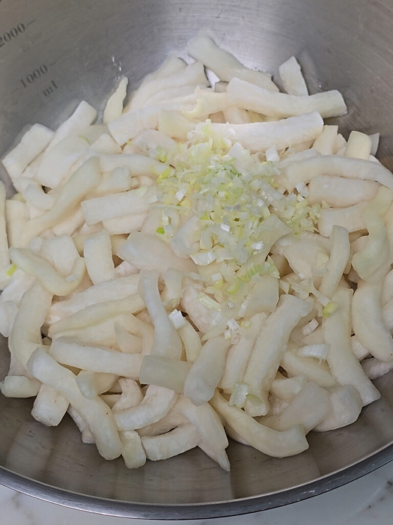 보쌈 무김치 만들기 꼬들한 보쌈무 무생채 만드는법 23 20 5