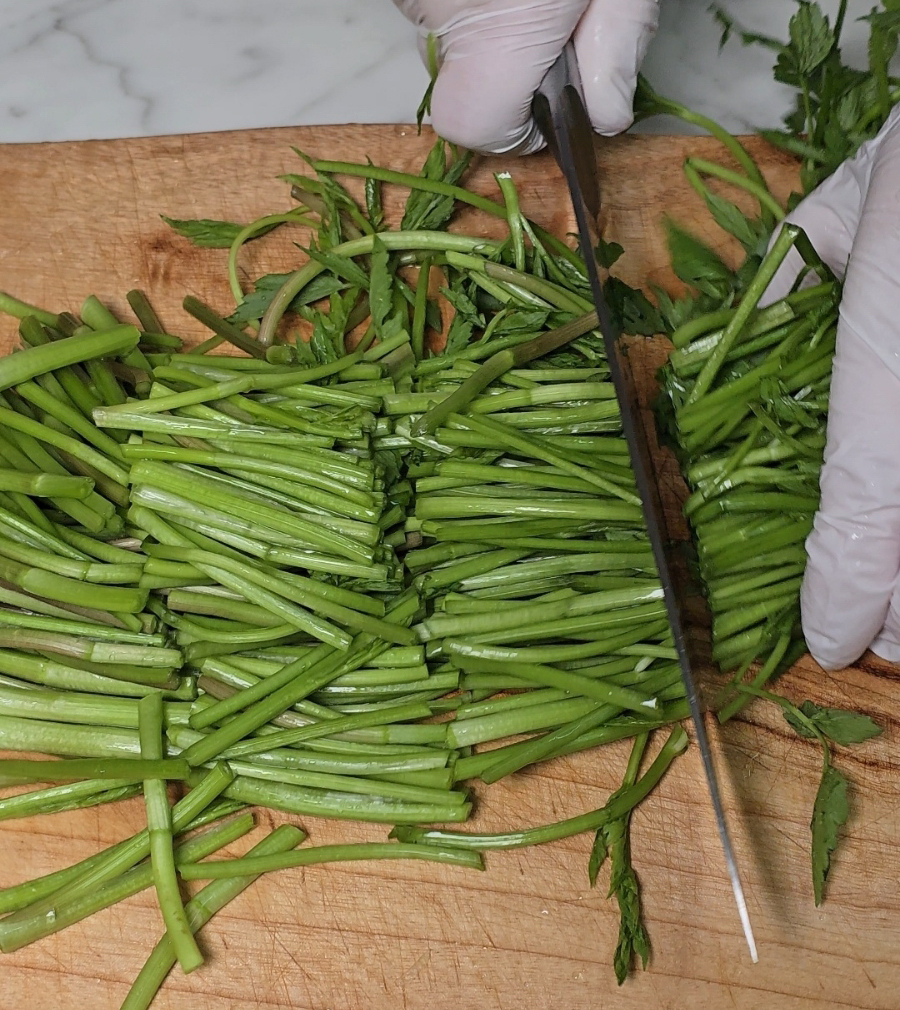 보리새우 미나리전 맛집사장님 비법! 미나리보리새우전 부침개 8 5 5