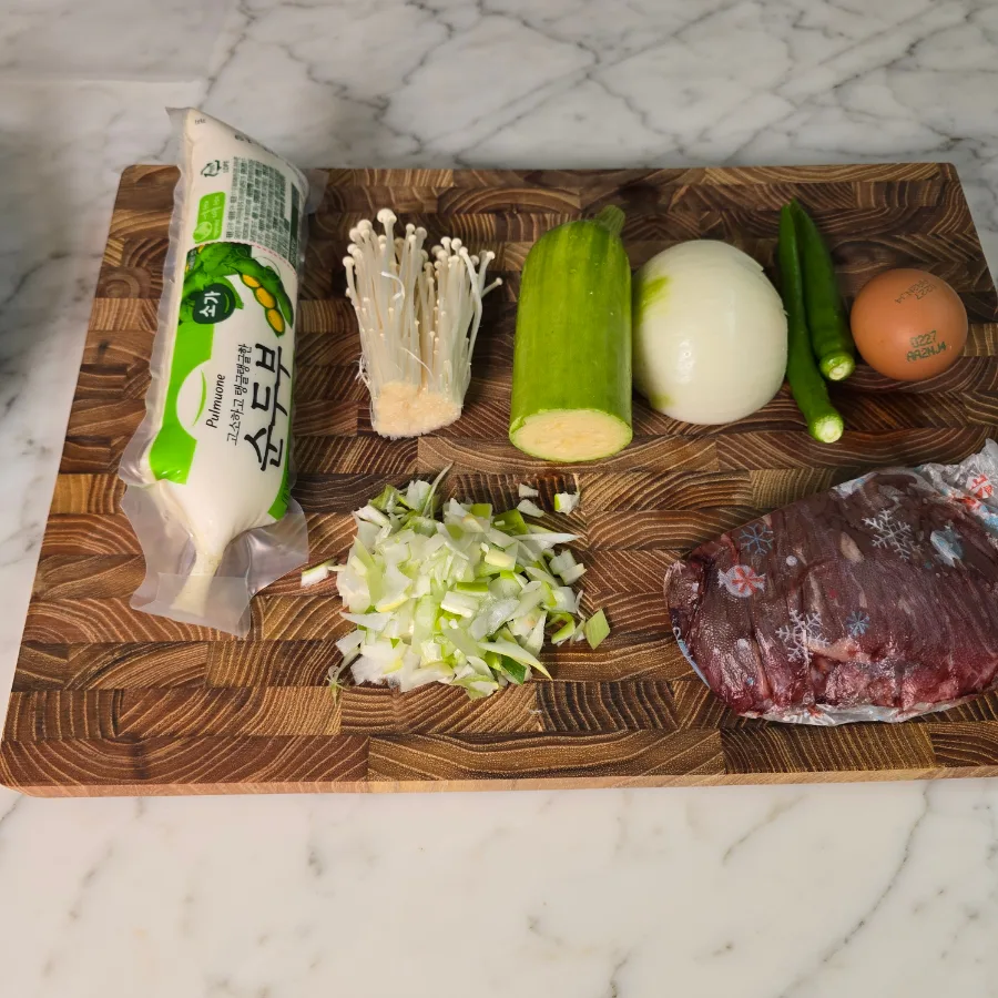 순두부찌개 끓이는법 애호박 찌개 레시피