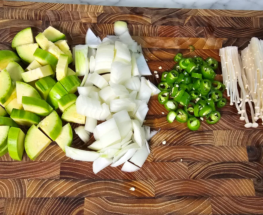 순두부찌개 끓이는법 애호박 찌개 레시피