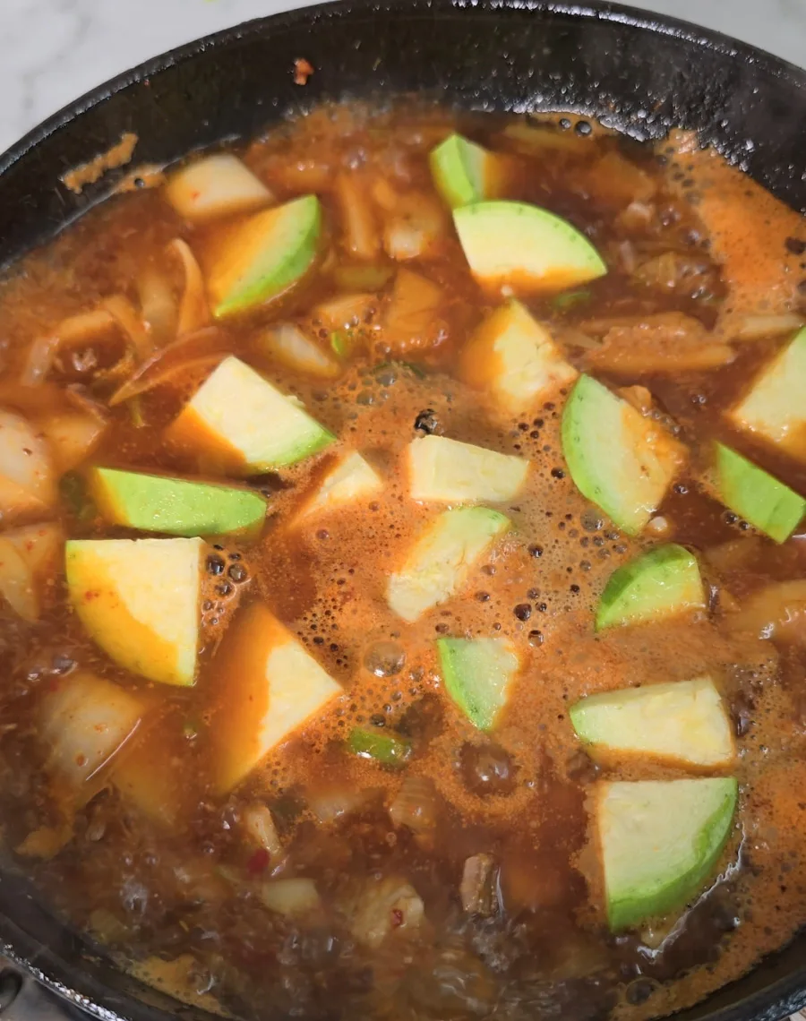 순두부찌개 끓이는법 애호박 찌개 레시피
