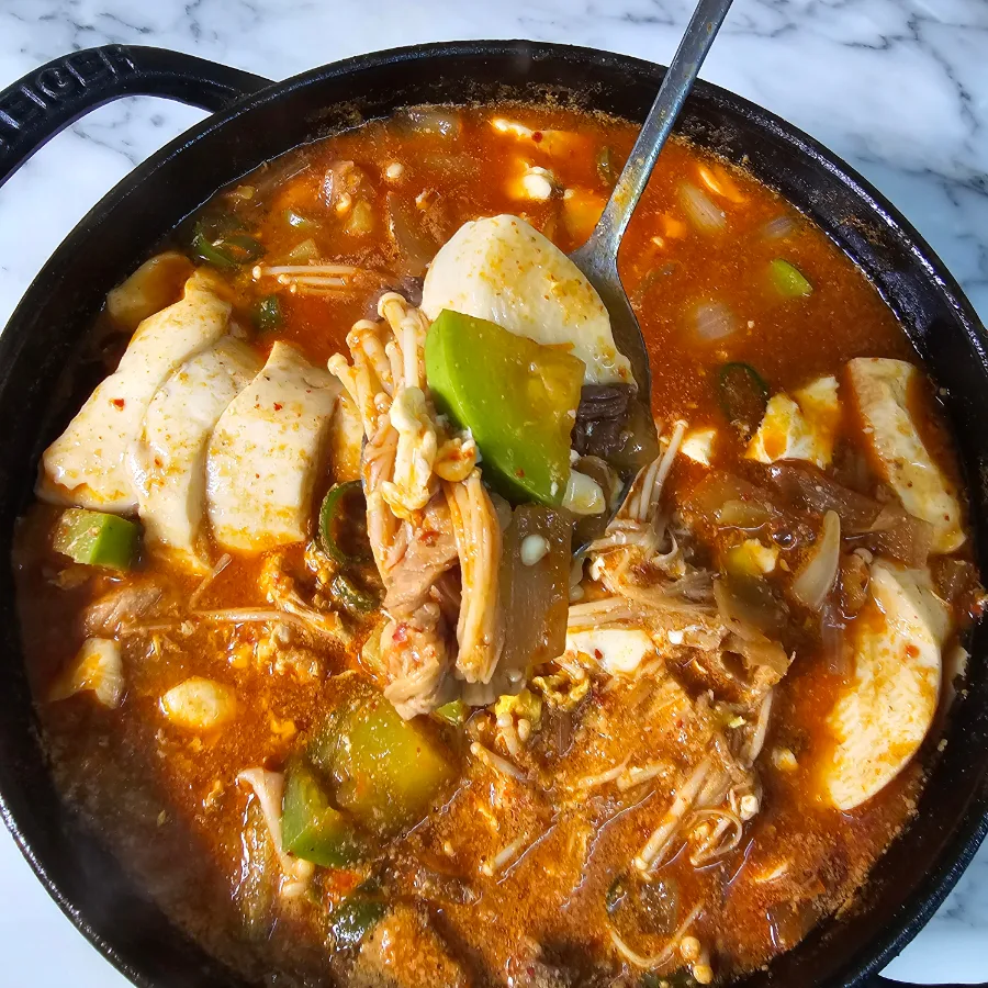 순두부찌개 끓이는법 애호박 찌개 레시피