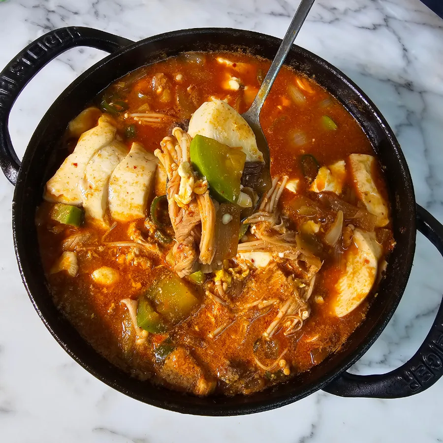 순두부찌개 끓이는법 애호박 찌개 레시피