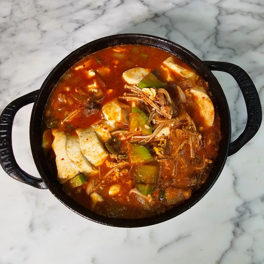 순두부찌개 끓이는법 애호박 찌개 레시피