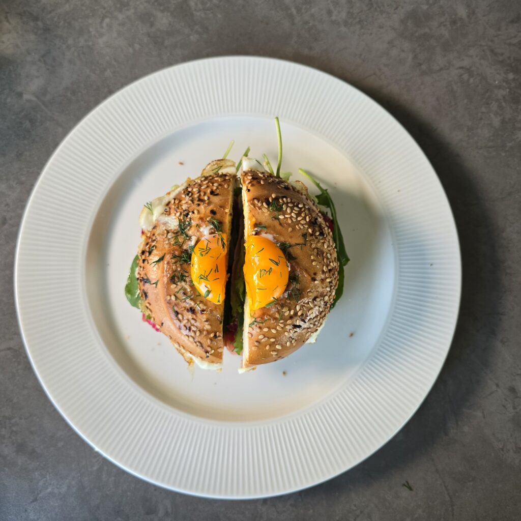 베이글 맛있게 먹는법 베이글 훈제연어 샌드위치 만들기 30 27