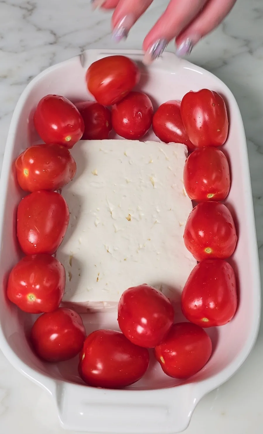 페타치즈 파스타 토마토 오븐 구이 요리