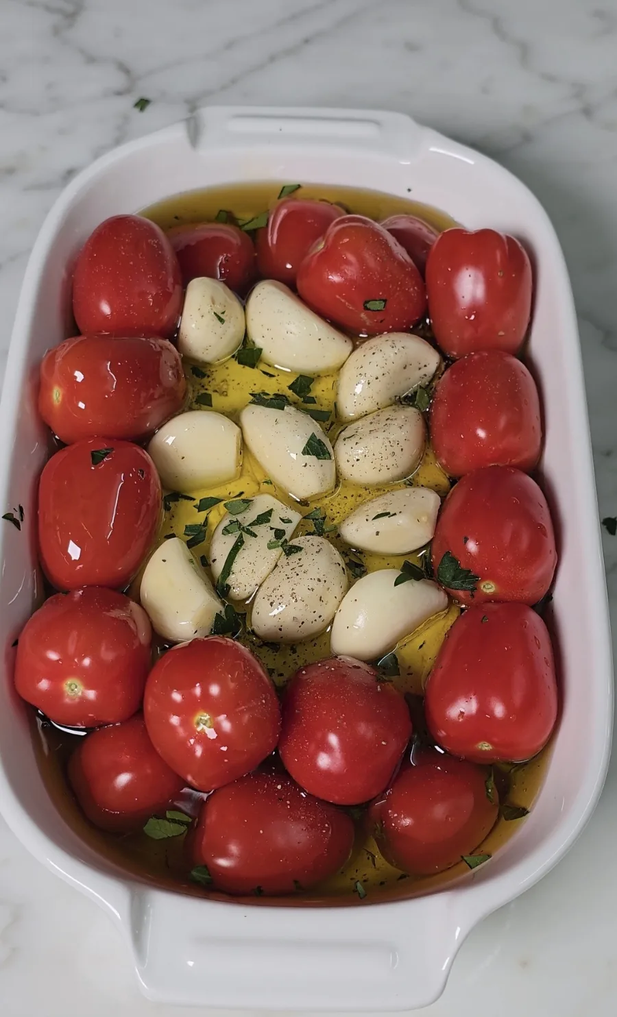 페타치즈 파스타 토마토 오븐 구이 요리