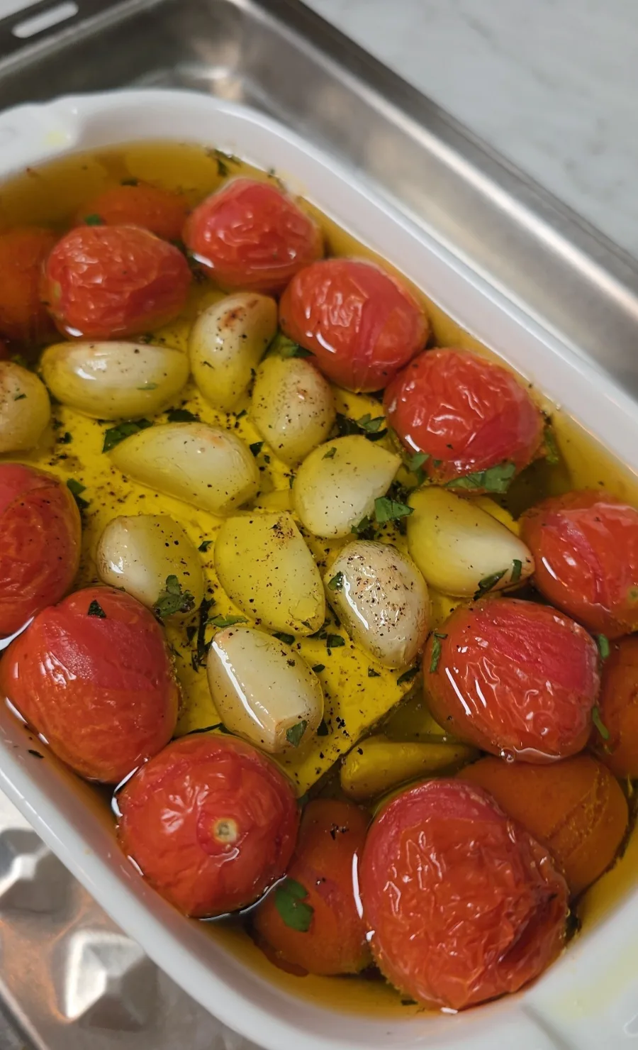 페타치즈 파스타 토마토 오븐 구이 요리