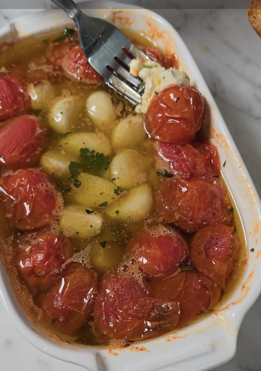 페타치즈 파스타 토마토 오븐 구이 요리