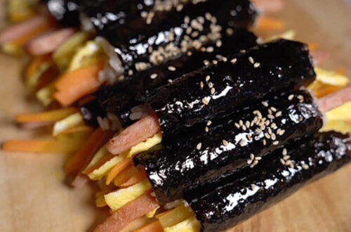 꼬마김밥만들기