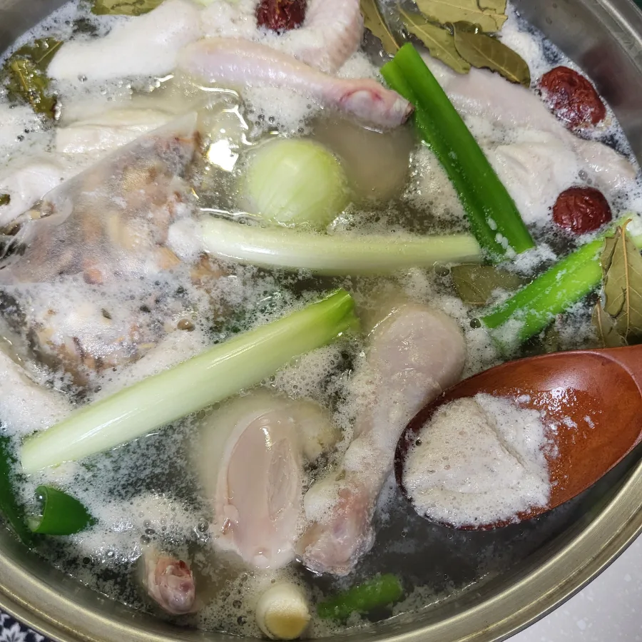 냄비 삼계탕 끓이는법 레시피 초복 여름보양식
