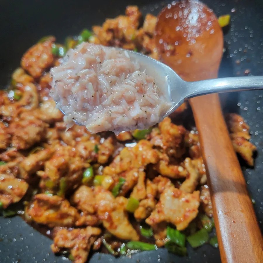 류수영 고추장찌개 레시피 감자 돼지고기 애호박 찌개