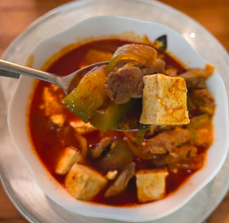 류수영 고추장찌개 레시피 감자 돼지고기 애호박 찌개