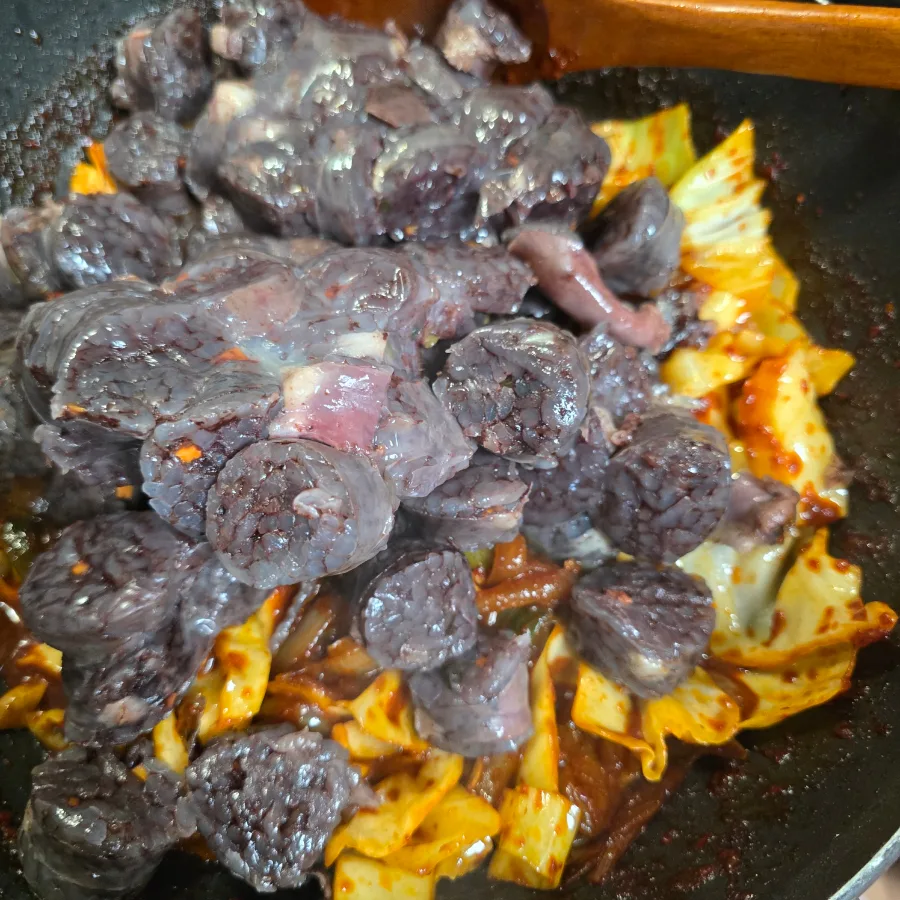 순대볶음 황금 레시피 순대야채볶음 양념장 술안주 베스트