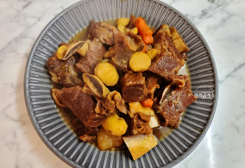 갈비찜 레시피 소갈비찜 만들기 여름보양식