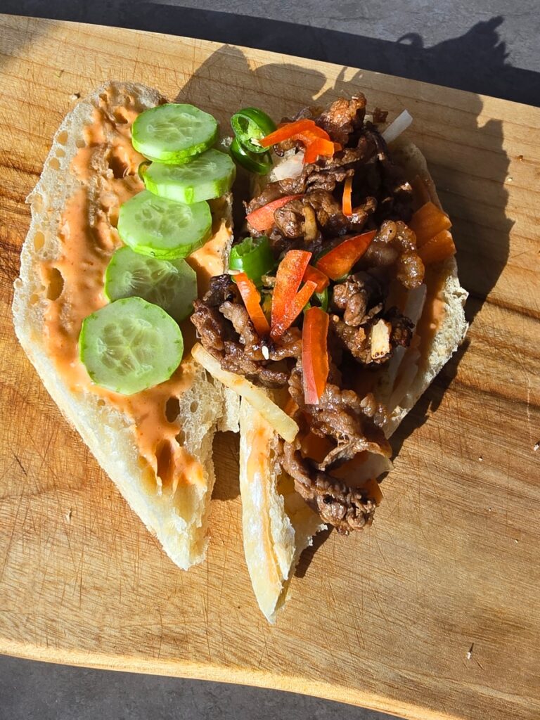 차돌박이 반미 샌드위치 만들기 반미바게트 15 13 18