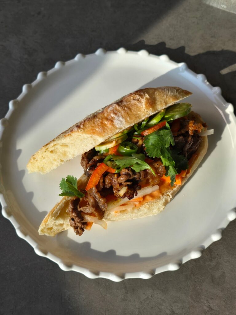 차돌박이 반미 샌드위치 만들기 반미바게트 19 15 15