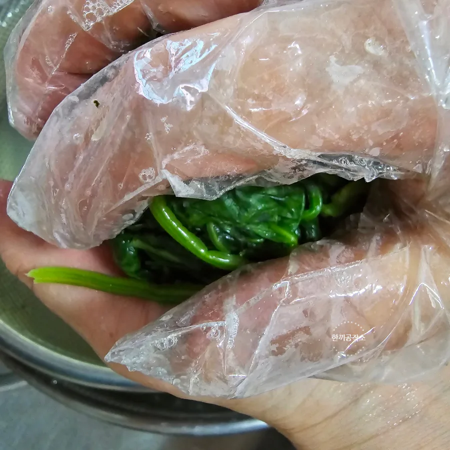 간단 시금치무침 레시피 시금치나물무침 시금치 데치기 요리