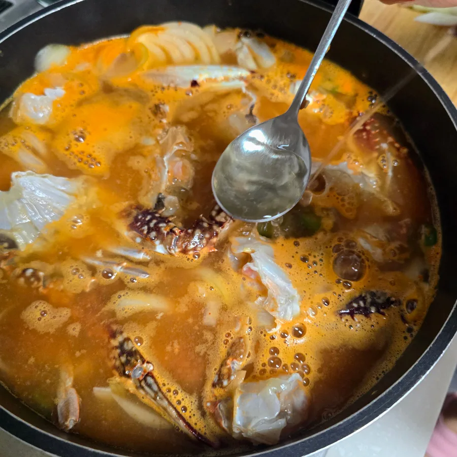 냉동 꽃게탕 끓이는 법 꽃게탕 레시피
