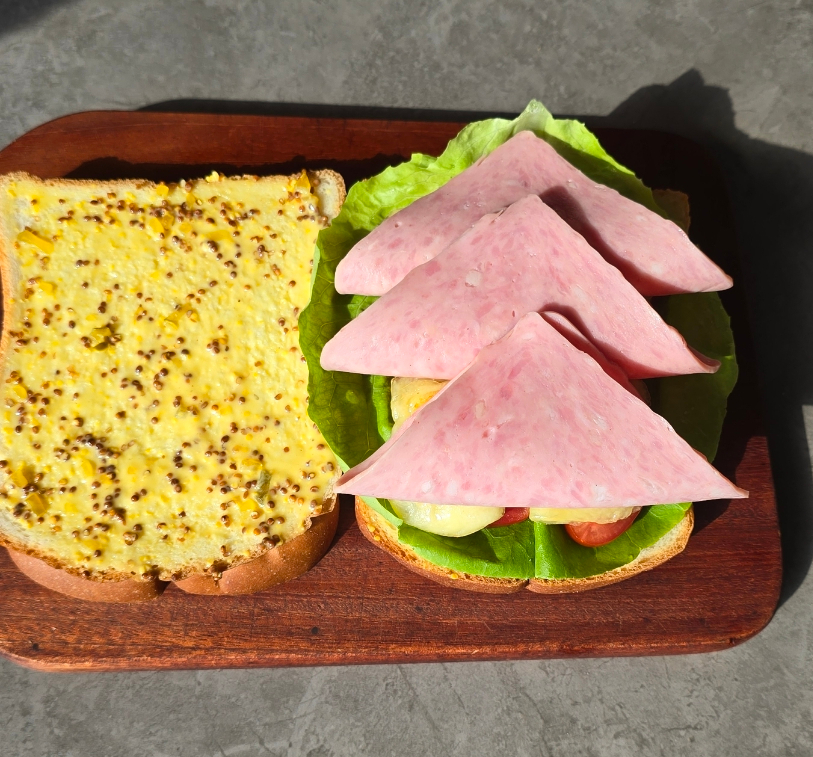 샌드위치 만들기 황금 소스 레시피 점심메뉴추천 햄 계란 샌드위치 14 11 131