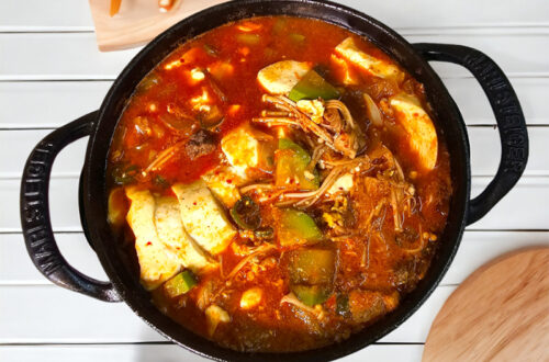 순두부찌개끓이는법