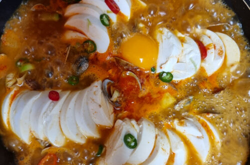 바지락순두부찌개