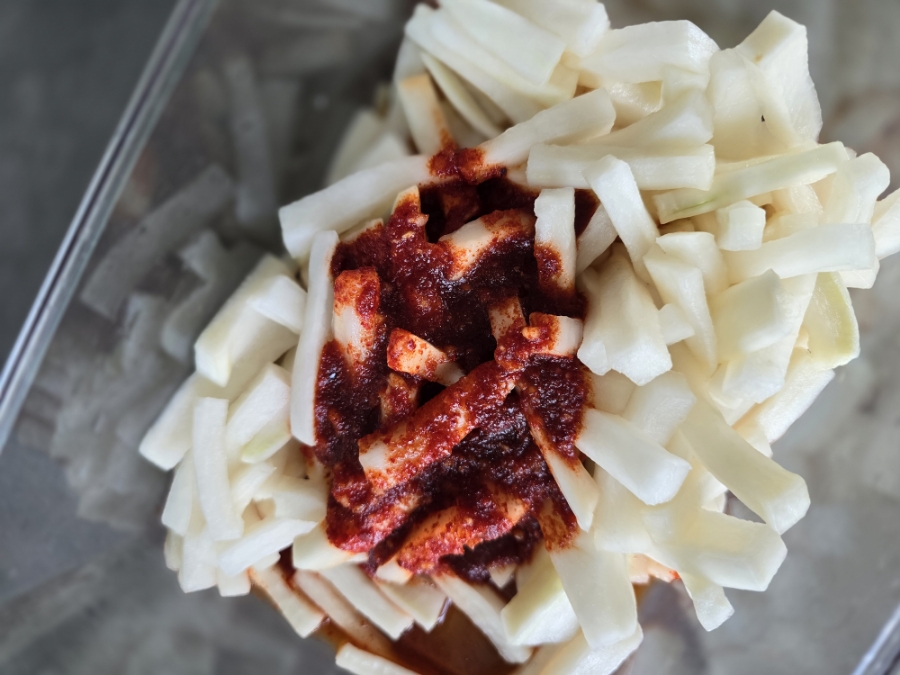 보쌈 무김치 만들기 보쌈무 무생채 만드는법 25 23 63