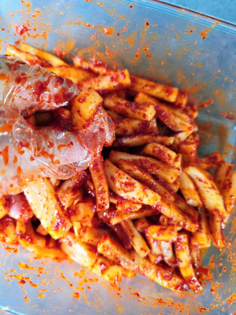 보쌈 무김치 만들기 보쌈무 무생채 만드는법 26 24 49