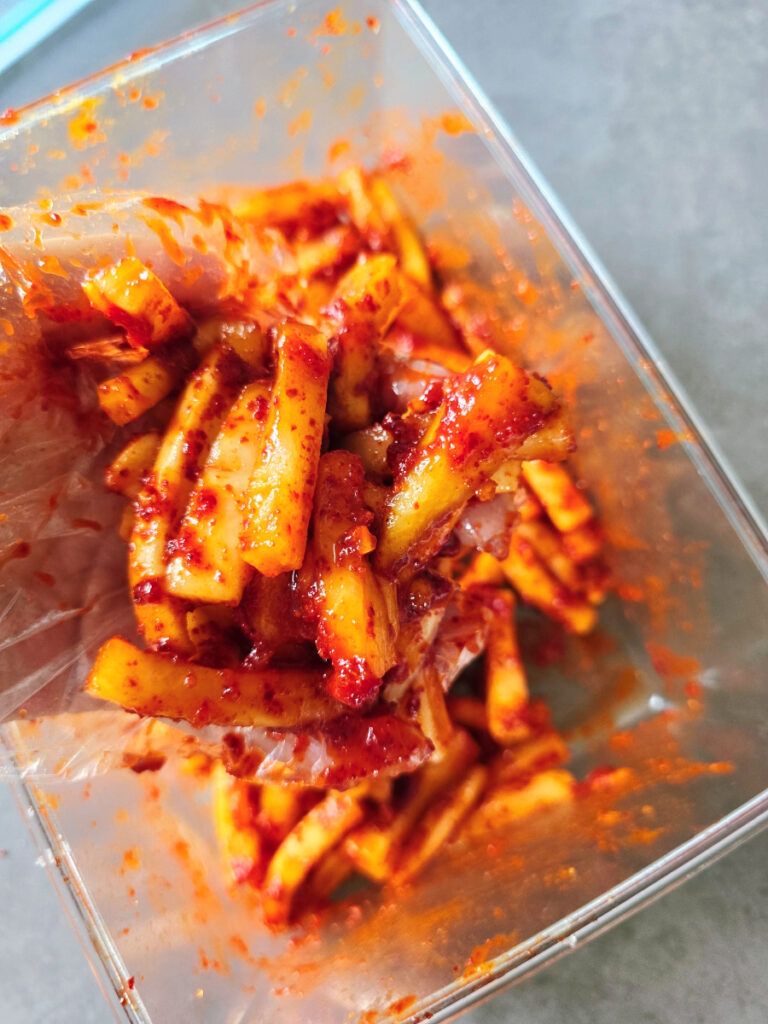 보쌈 무김치 만들기 보쌈무 무생채 만드는법 27 25 39