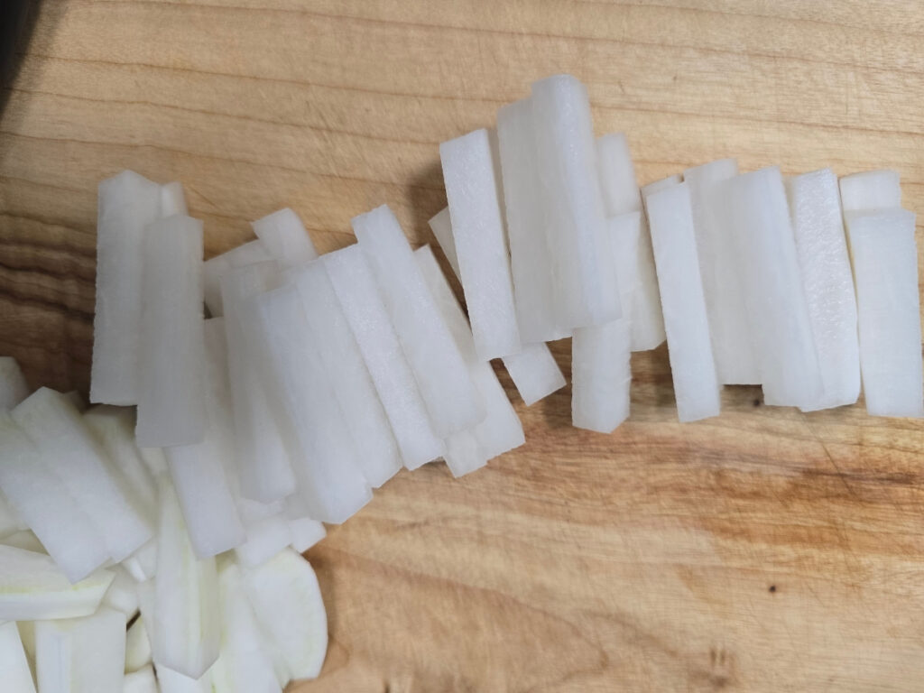 보쌈 무김치 만들기 보쌈무 무생채 만드는법 6 4 131