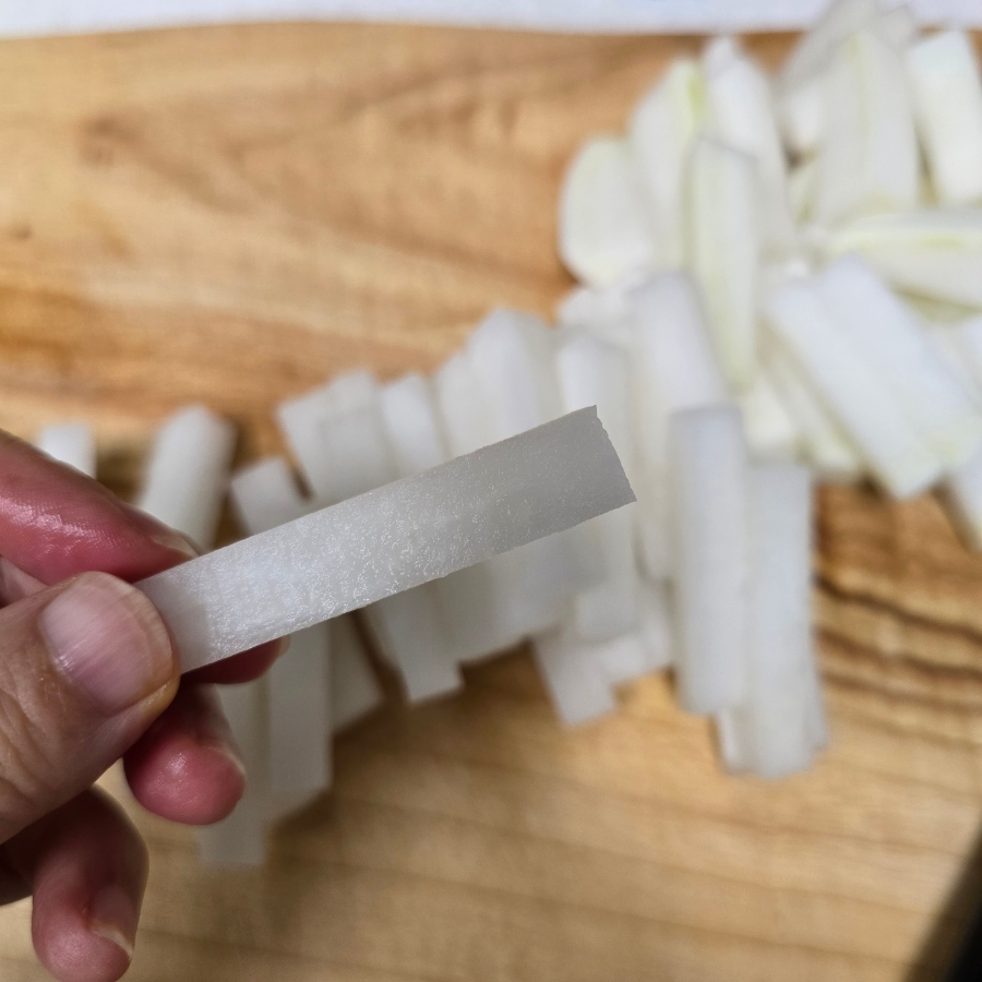 보쌈 무김치 만들기 보쌈무 무생채 만드는법 7 5 132