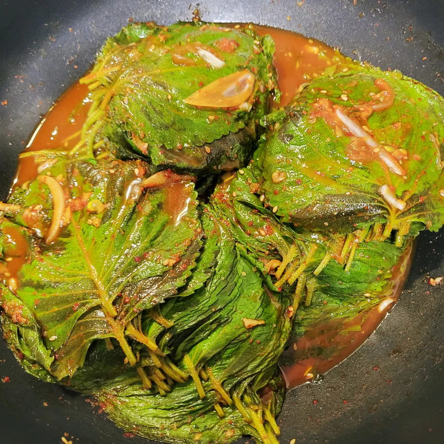깻잎찜 만드는법 깻잎 양념장 간장깻잎찜
