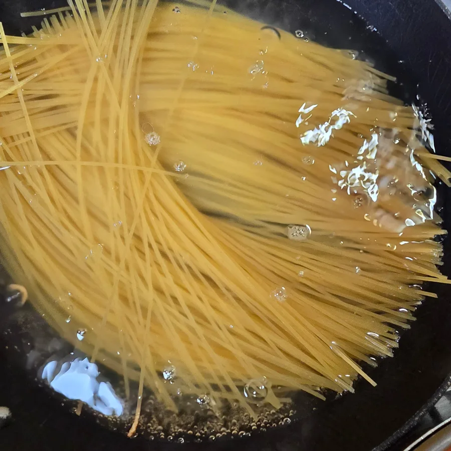 토마토 스파게티 만들기 스파게티 면 삶기 파스타