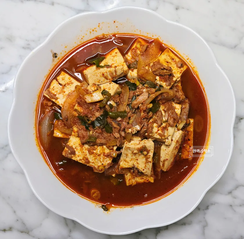 참치 두부찌개 만드는법 참치두부짜글이 참치캔요리