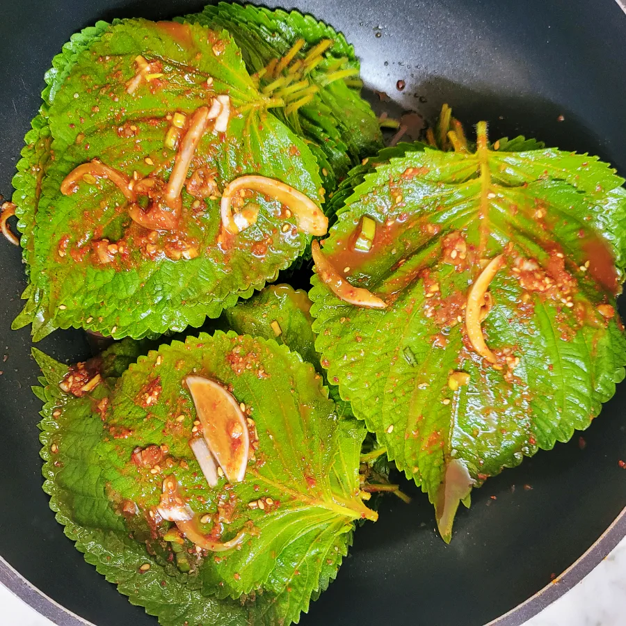 깻잎찜 만드는법 깻잎 양념장 간장깻잎찜