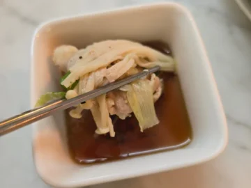 대패삼겹살 요리 대패삼겹살 숙주찜 야채찜 레시피 소스